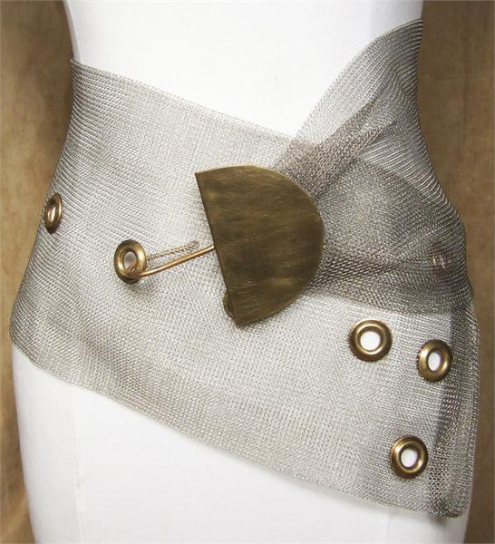 Wrap Knitted Mesh Sash