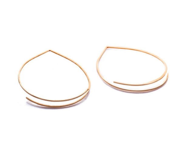 Mini Teardrop Hoops