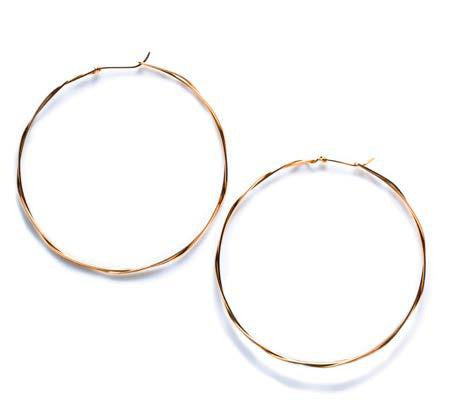 Large Twisted Hoops
