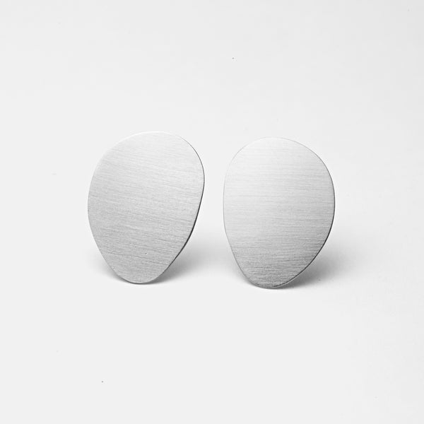 Matte Sterling Silver Studs