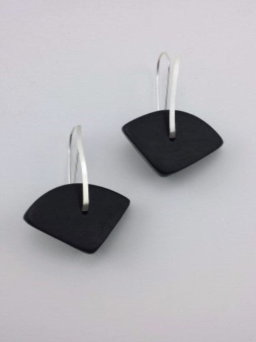 Zzan Stone and Silver Earrings